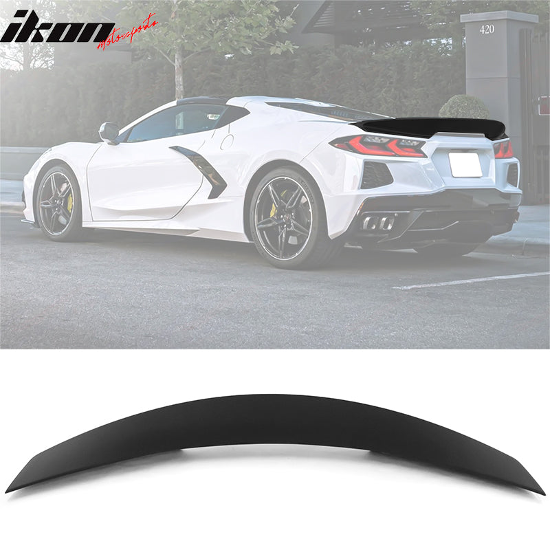 2020-2025 Chevy Corvette RSC 2-Door Matte Black Rear Spoiler ABS