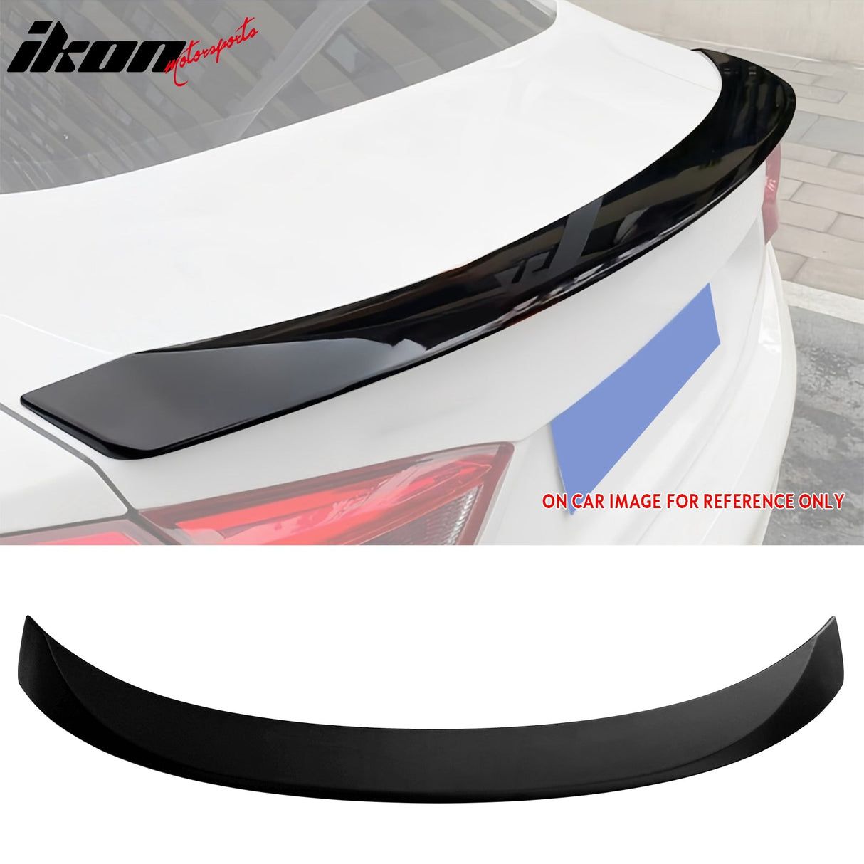 2016-2019 Chevrolet Cruze Sedan Rear Trunk Spoiler Wing ABS