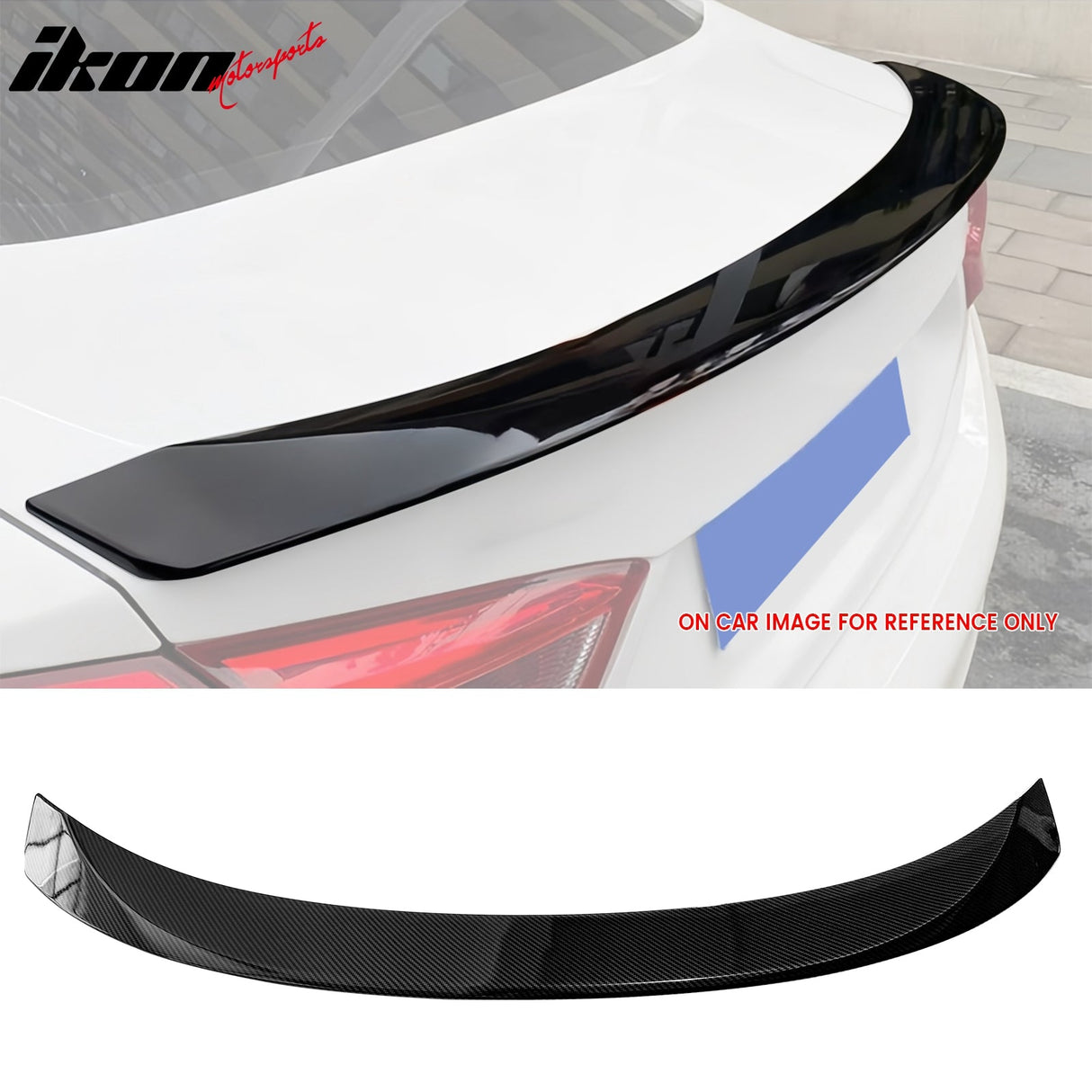 2016-2019 Chevrolet Cruze Sedan Rear Trunk Spoiler Wing ABS
