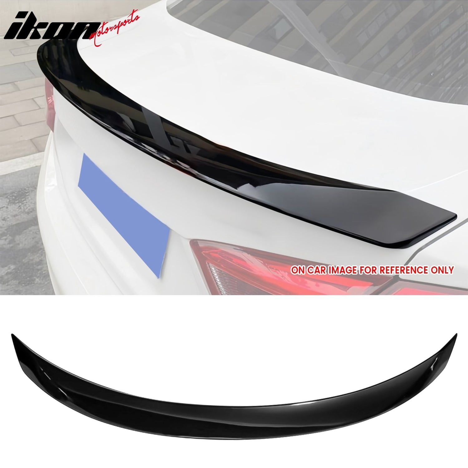 2016-2019 Chevrolet Cruze Sedan Rear Trunk Spoiler Wing ABS