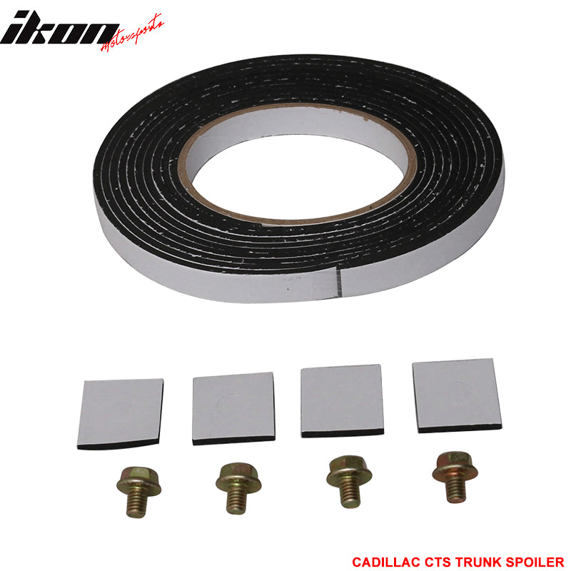 Rear Spoiler for 03-07 Cadillac CTS Sedan OE Carbon Fiber Spoiler Wing