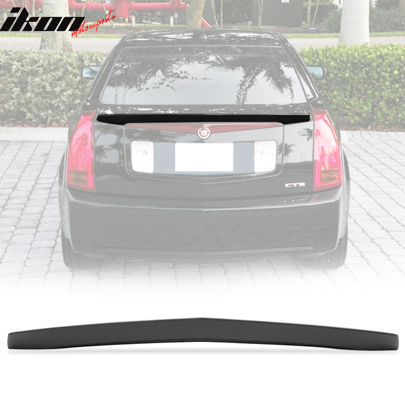 2003-2007 Cadillac CTS Sedan Painted Color ABS Rear Trunk Spoiler Wing