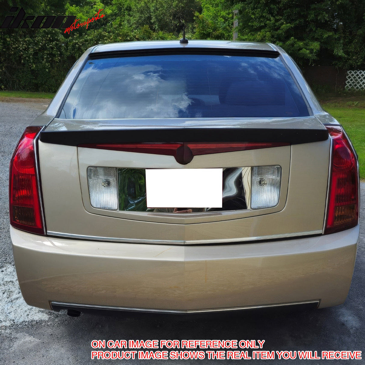 2003-2007 Cadillac CTS Sedan Painted Color ABS Rear Trunk Spoiler Wing
