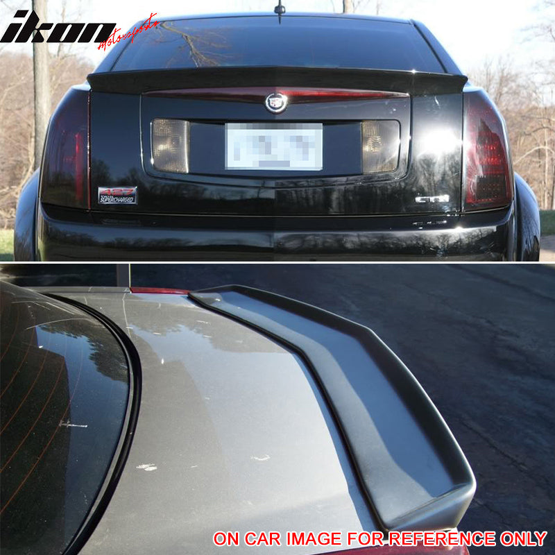 2003-2007 Cadillac CTS Sedan Painted Color ABS Rear Trunk Spoiler Wing