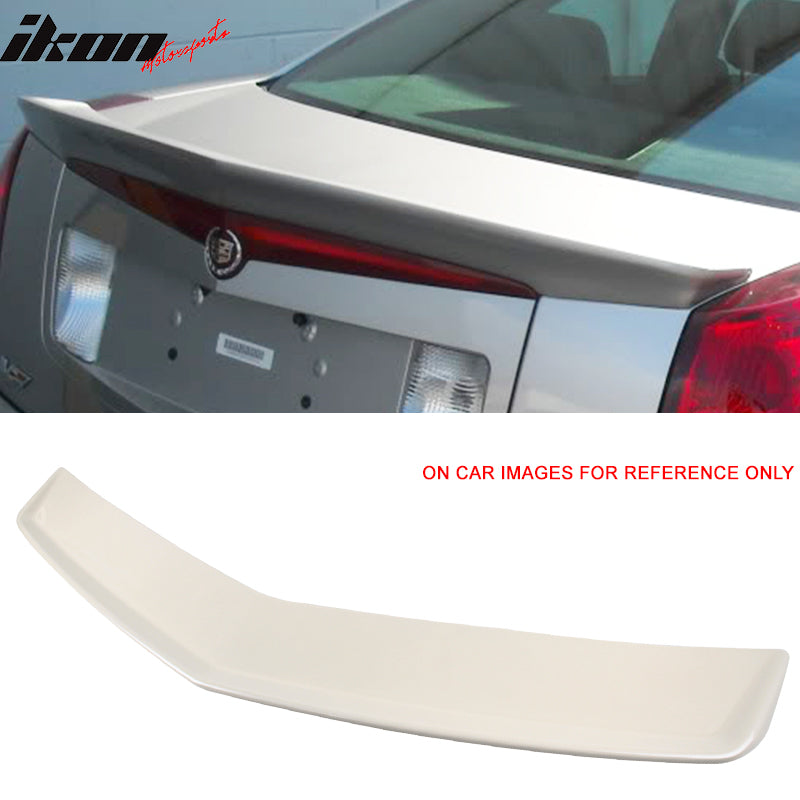 2003-2007 Cadillac CTS Sedan Painted Color ABS Rear Trunk Spoiler Wing