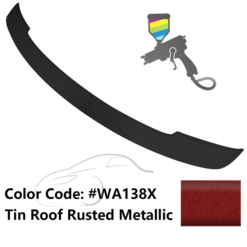 2014-2021 Chevy Impala OE Style Rear Trunk Spoiler Wing Lip Paintd ABS