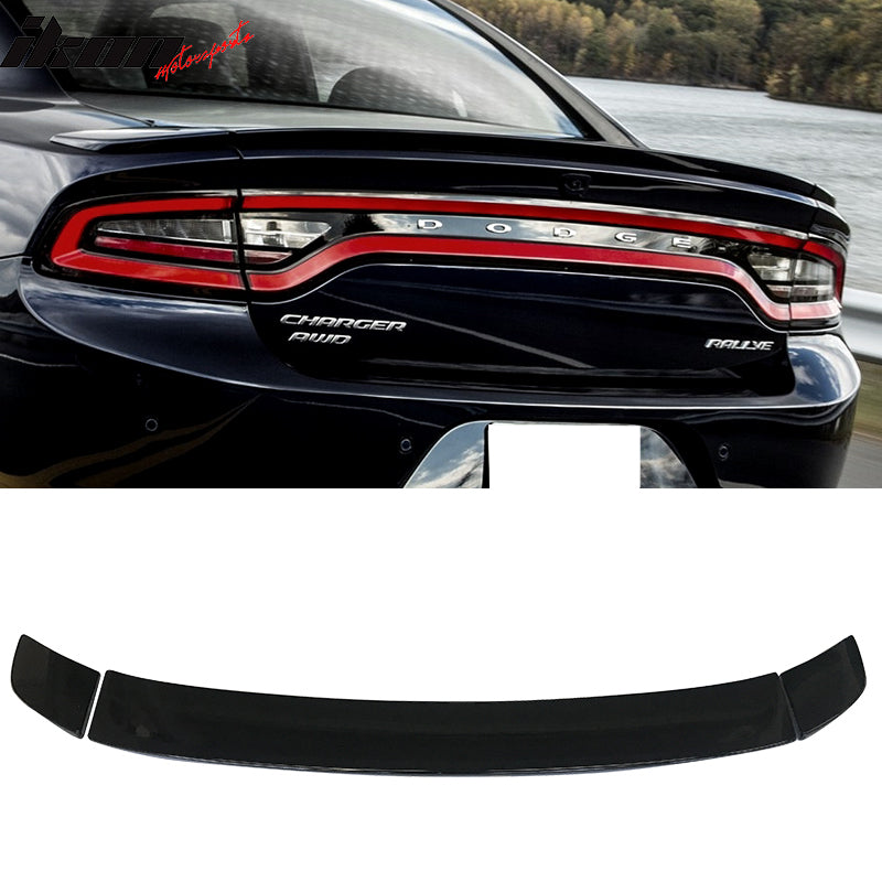 2015-2023 Dodge Charger OEM Style Painted Rear Trunk Spoiler Wing ABS