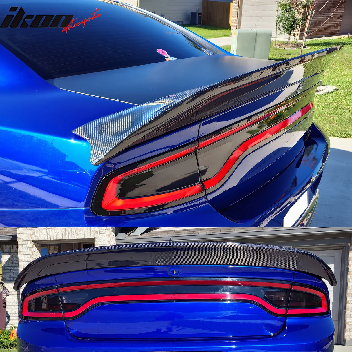 2015-2023 Dodge Charger Redeye Style Trunk Spoiler Carbon Fiber