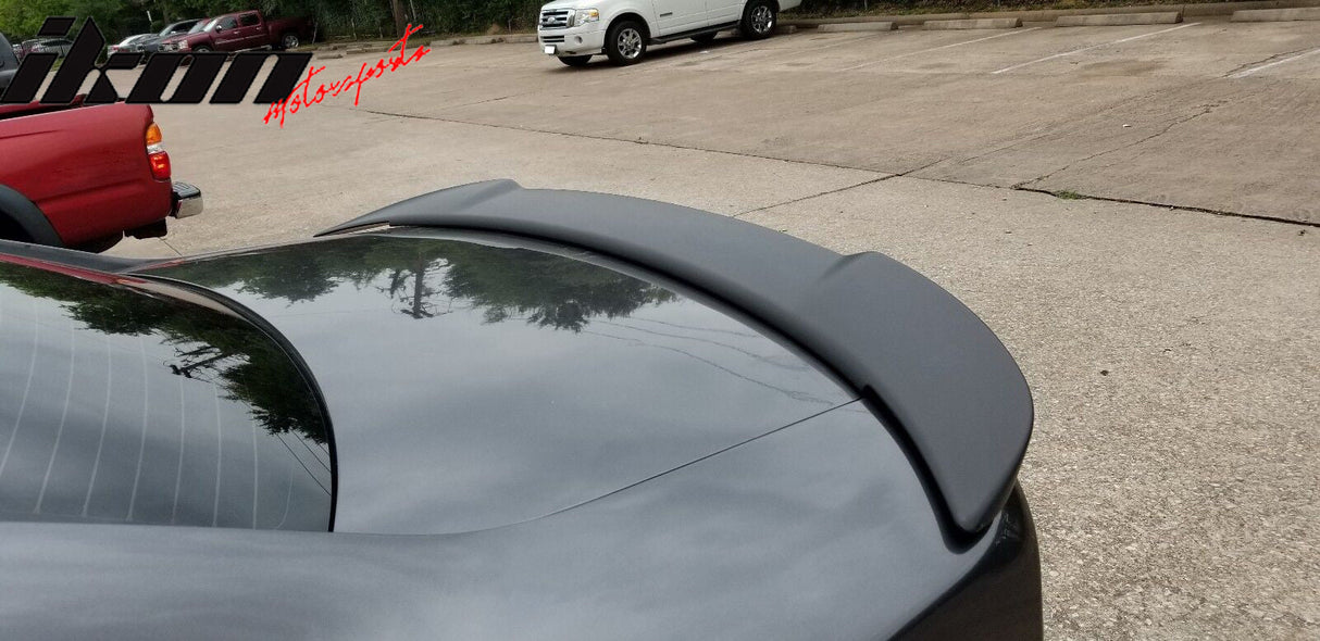 2015-2023 Dodge Charger SRT Hellcat Matte Black Trunk Spoiler Lip ABS