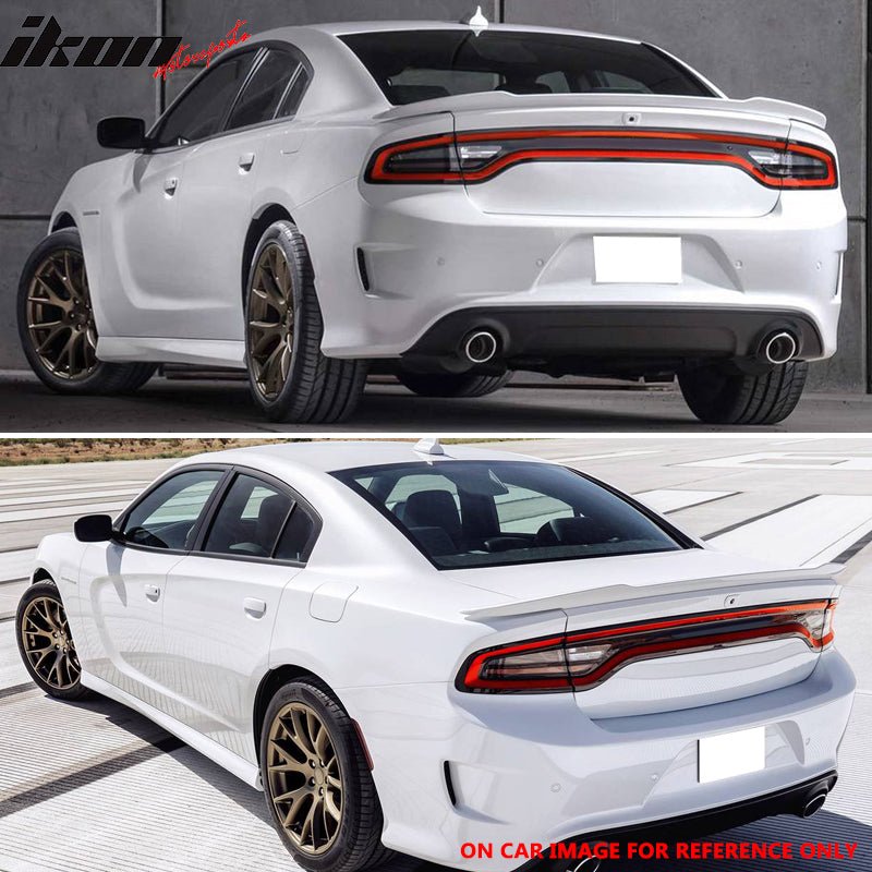 15-23 Dodge Charger SRT8 SRT Hellcat Matte Black Rear Spoiler Wing ABS