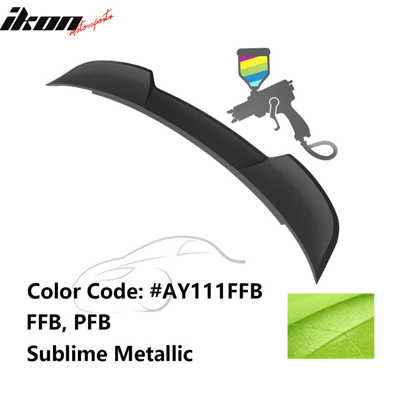 2015-2023 Dodge Charger Rear Spoiler SRT Style Painted Spoiler Lip ABS