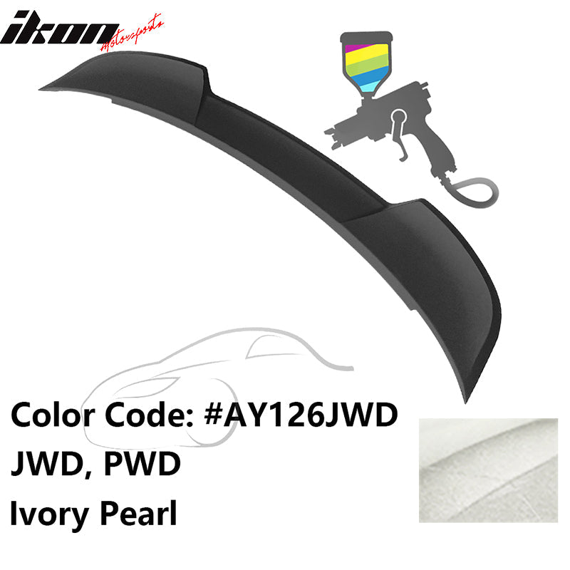 2015-2023 Dodge Charger Rear Spoiler SRT Style Painted Spoiler Lip ABS