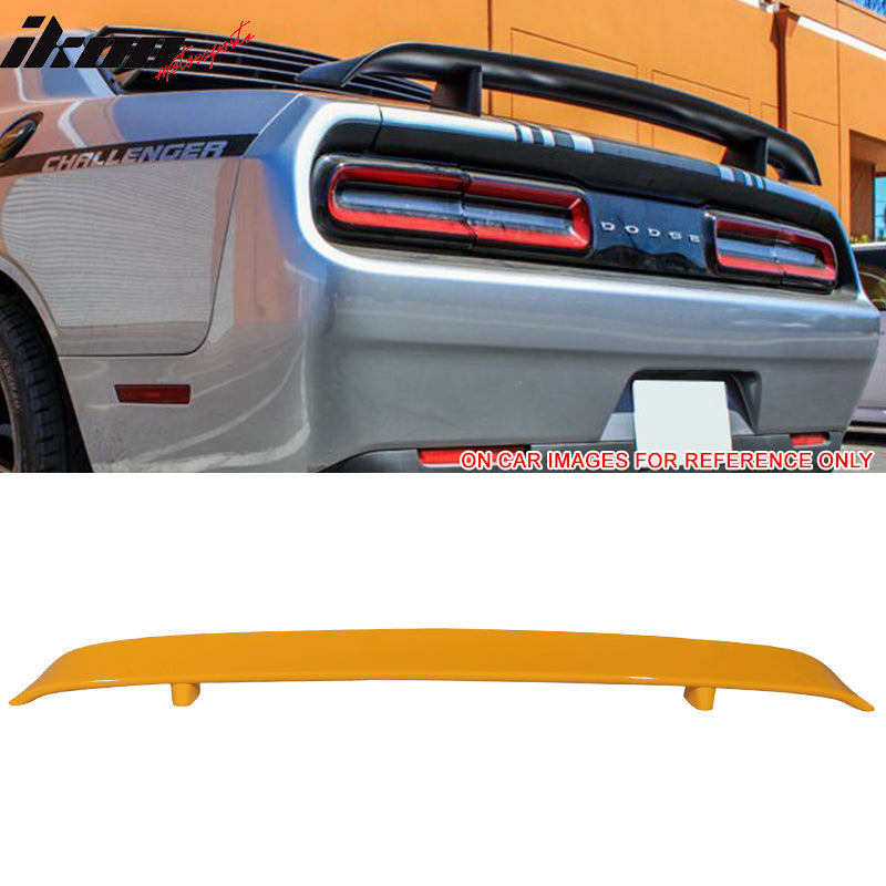 2008-2023 Dodge Challenger Painted Color ABS Rear Trunk Spoiler Wing