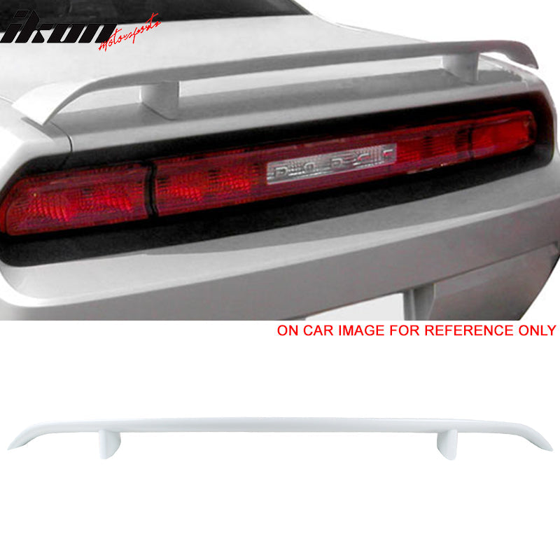 2008-2023 Dodge Challenger Painted Color ABS Rear Trunk Spoiler Wing