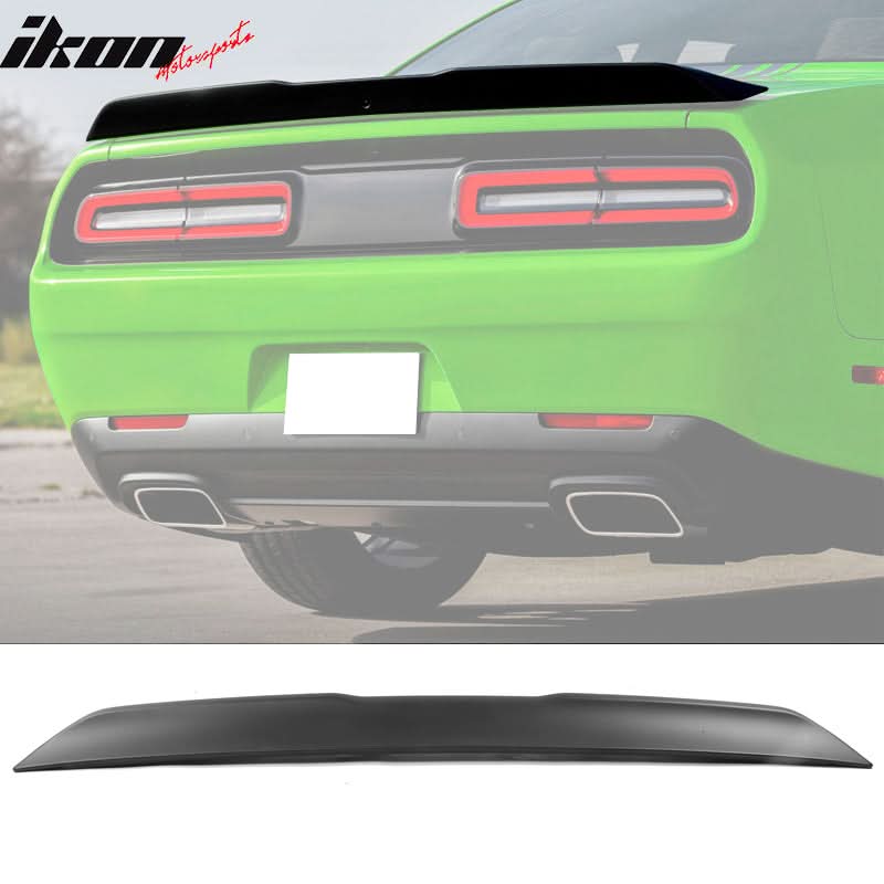 2015-2023 Dodge Challenger OE Style Matte Black Rear Trunk Spoiler ABS
