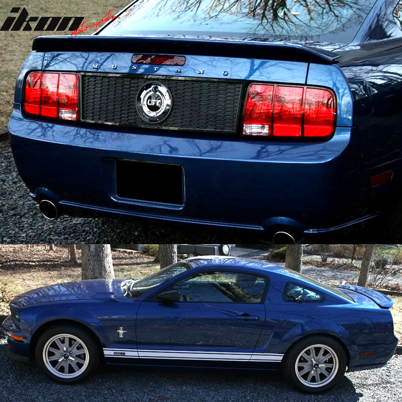 2005-2009 Ford Mustang Rear Trunk Spoiler Ducktail Wing Lip ABS