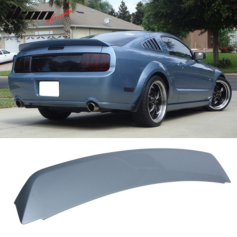 2005-2009 Ford Mustang Rear Trunk Spoiler Ducktail Wing Lip ABS
