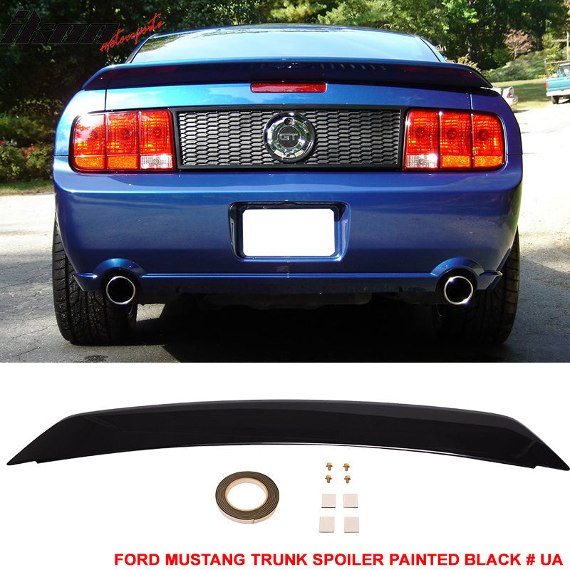 2005-2009 Ford Mustang Rear Trunk Spoiler Ducktail Wing Lip ABS