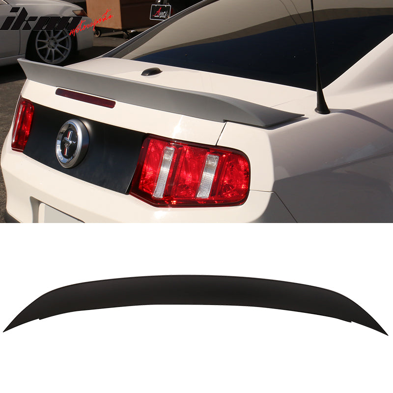 2010-2014 Ford Mustang D Style Rear Trunk Spoiler Ducktail Wing ABS