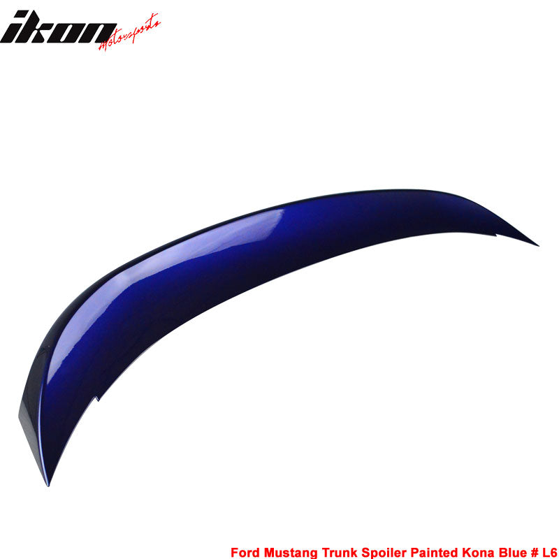 2010-2014 Ford Mustang D Style Rear Trunk Spoiler Ducktail Wing ABS