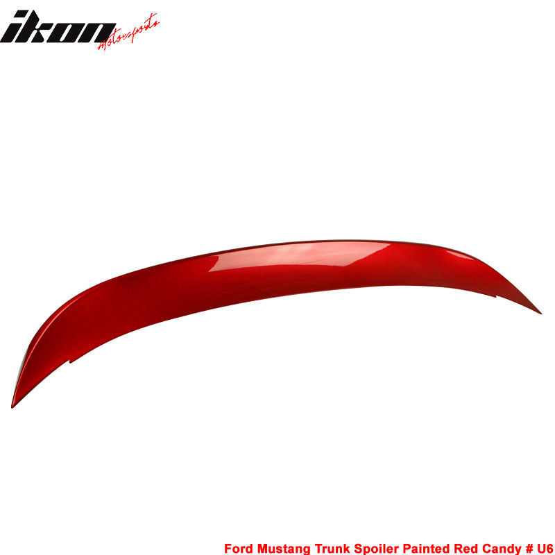 2010-2014 Ford Mustang D Style Rear Trunk Spoiler Ducktail Wing ABS