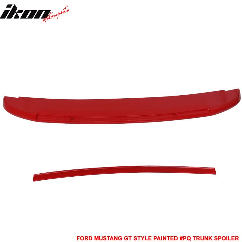 2010-2014 Ford Mustang GT V6 GT500 Style Trunk Spoiler Wing Lip ABS