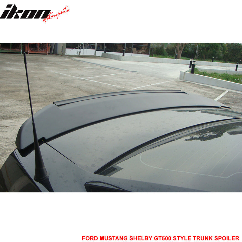2010-2014 Ford Mustang GT V6 GT500 Style Trunk Spoiler Wing Lip ABS
