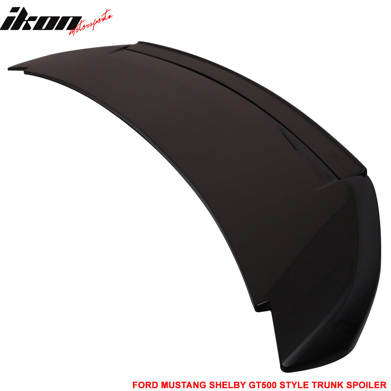 2010-2014 Ford Mustang GT V6 GT500 Style Trunk Spoiler Wing Lip ABS