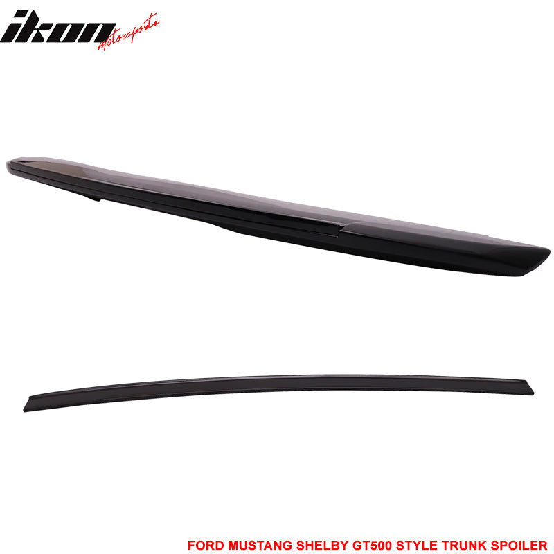 2010-2014 Ford Mustang GT V6 GT500 Style Trunk Spoiler Wing Lip ABS