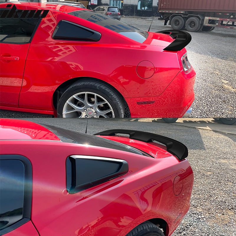 2010-2014 Ford Mustang 2020 GT500 Style Trunk Spoiler Wing ABS
