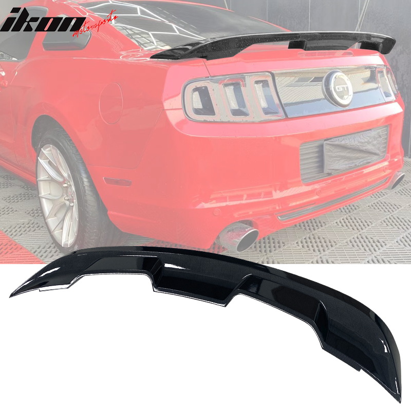 2010-2014 Ford Mustang 2020 GT500 Style Trunk Spoiler Wing ABS
