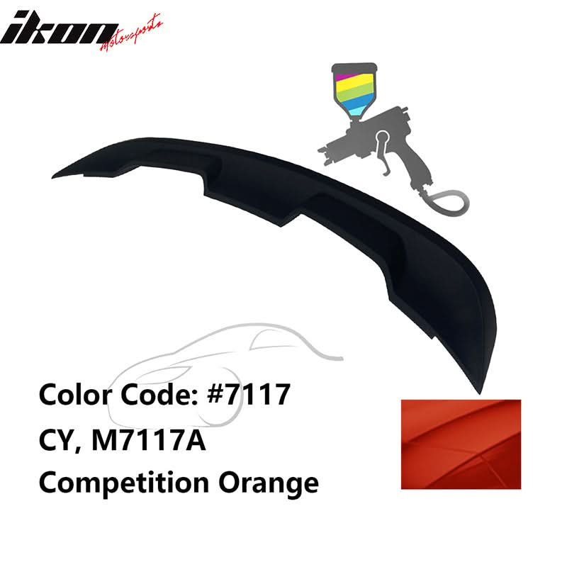 2010-2014 Ford Mustang 2020 GT500 Style Trunk Spoiler Wing ABS