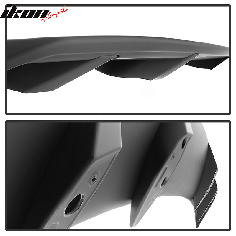 2010-2014 Ford Mustang LS Style Matte Black Rear Spoiler Wing ABS