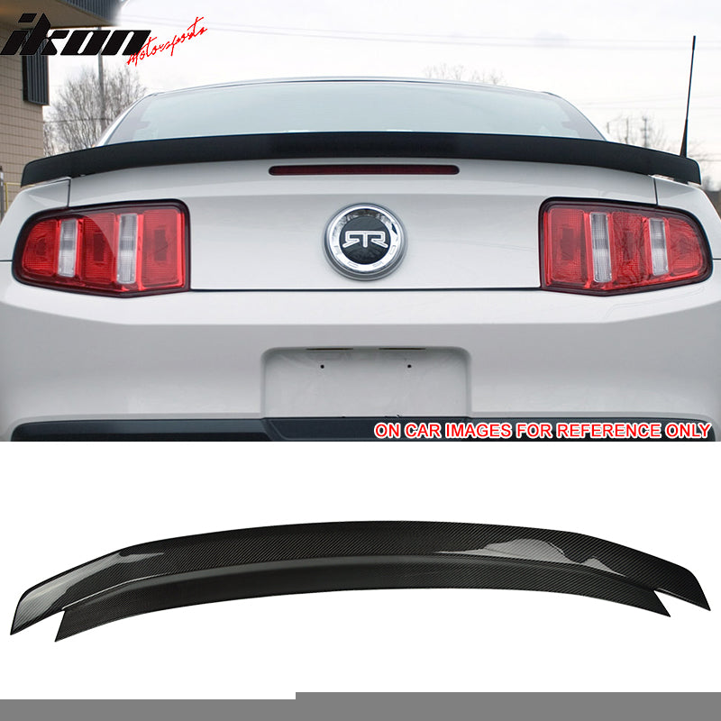 2010-2014 Ford Mustang Carbon Fiber Rear Trunk Spoiler Wing