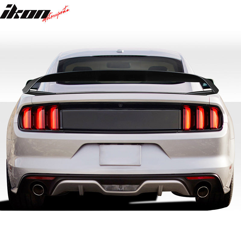 2015-2022 Ford Mustang GT350R Style Carbon Fiber Trunk Spoiler Wing