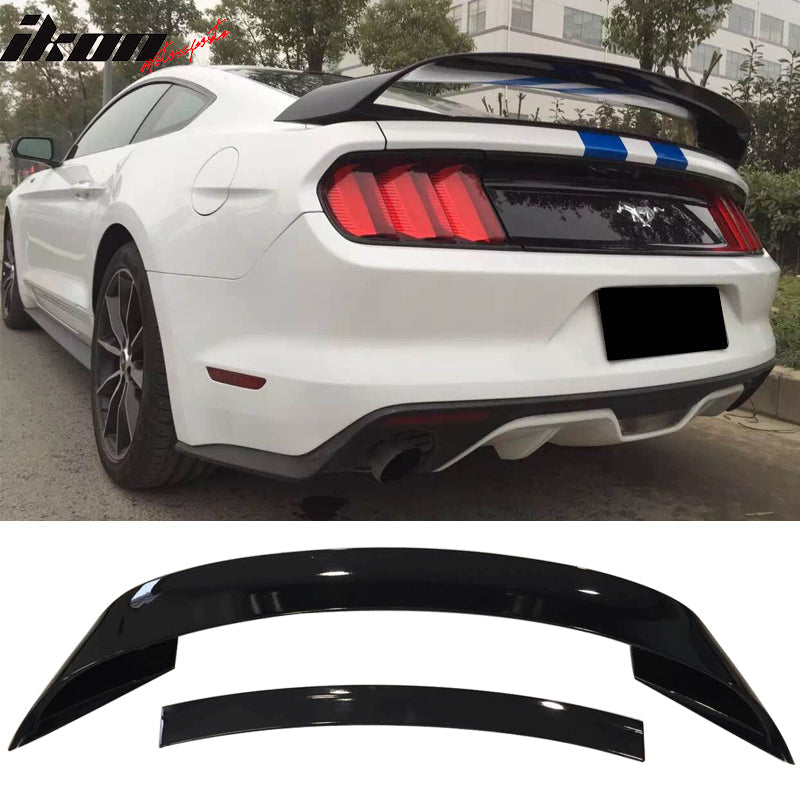 2015-2023 Mustang GT350 Style Rear Trunk Spoiler Ducktail Wing Lip ABS