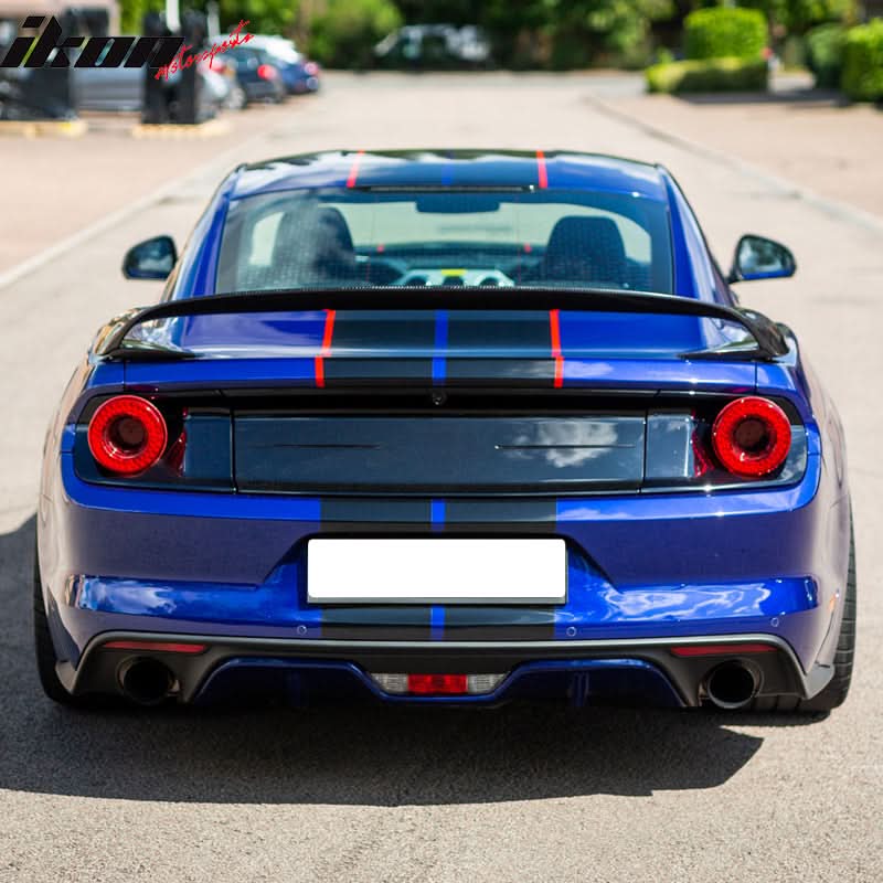 2015-2023 Ford Mustang GT350R Style Carbon Fiber Trunk Spoiler Wing