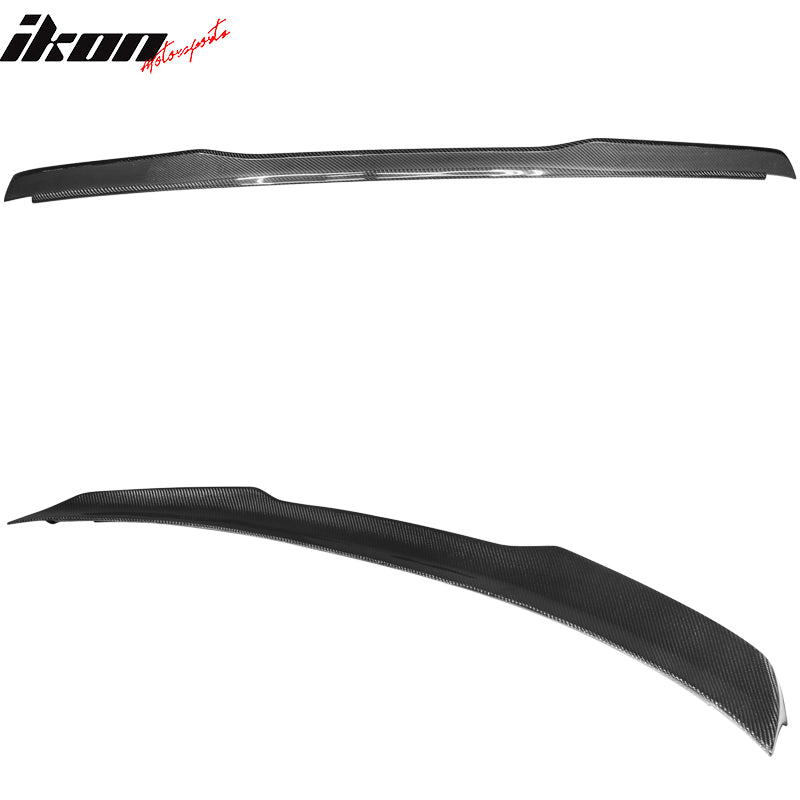 15-23Â Ford Mustang H High Kick V Rear Spoiler Wing Matte Carbon Fiber