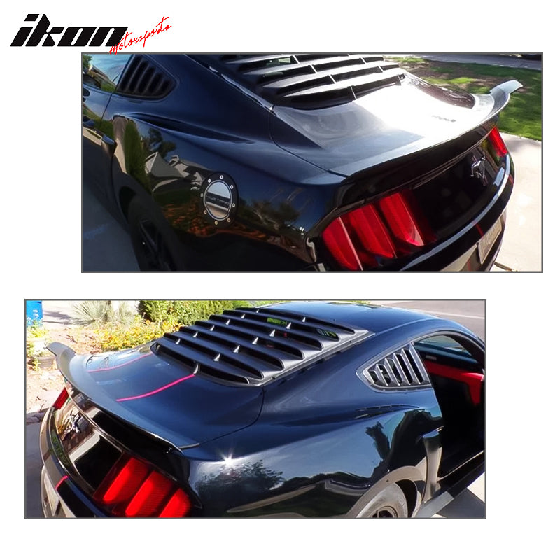 2015-2022 Ford Mustang MD Style Rear Trunk Spoiler Wing ABS