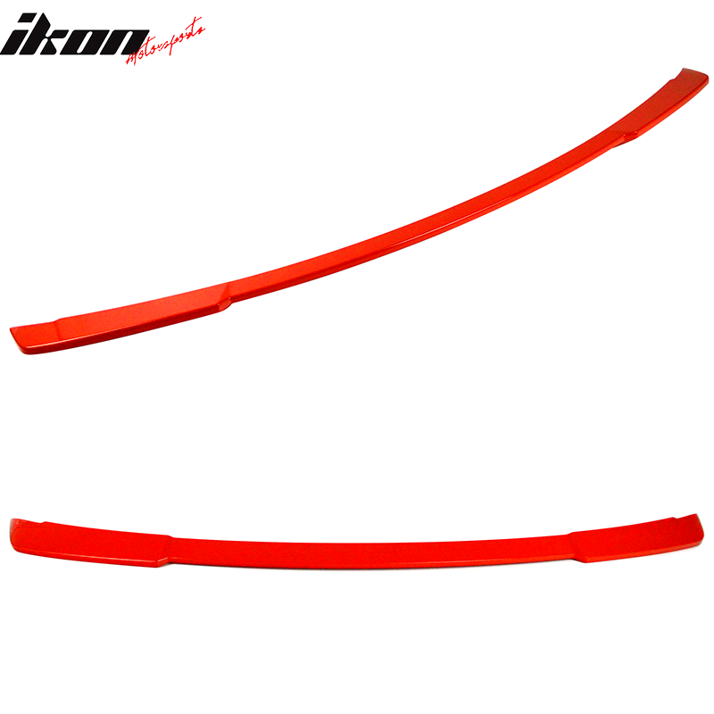 Fit 15-23 Ford Mustang Coupe Rear Spoiler Wing #CY-Competition Orange