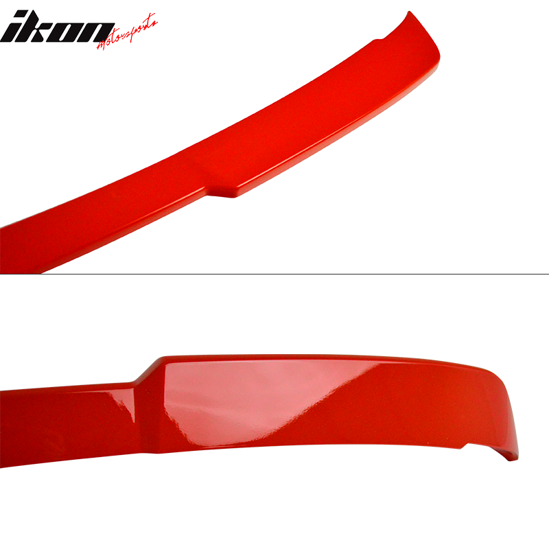 Fit 15-23 Ford Mustang Coupe Rear Spoiler Wing #CY-Competition Orange