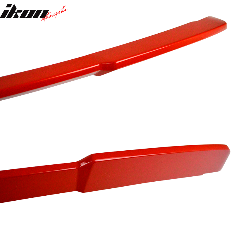 Fit 15-23 Ford Mustang Coupe Rear Spoiler Wing #CY-Competition Orange
