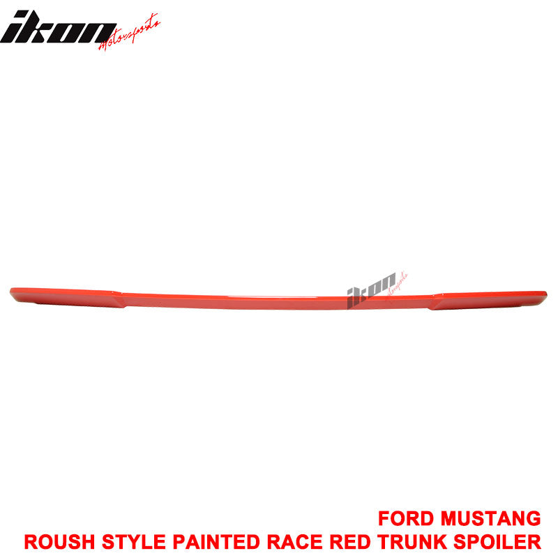 Fits 15-23 Ford Mustang Coupe Rear Spoiler Wing #PQ - Race Red