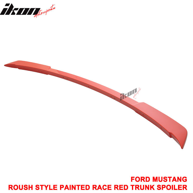 Fits 15-23 Ford Mustang Coupe Rear Spoiler Wing #PQ - Race Red