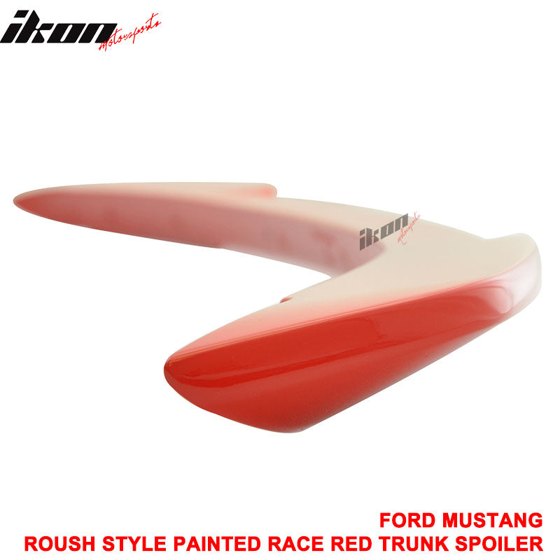 Fits 15-23 Ford Mustang Coupe Rear Spoiler Wing #PQ - Race Red