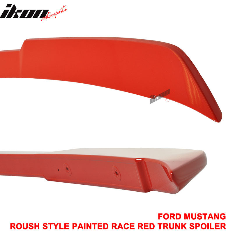 Fits 15-23 Ford Mustang Coupe Rear Spoiler Wing #PQ - Race Red