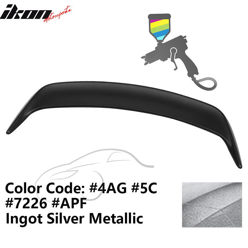 1999-2004 Ford Mustang OE Style #4AG Ingot Silver Trunk Spoiler ABS