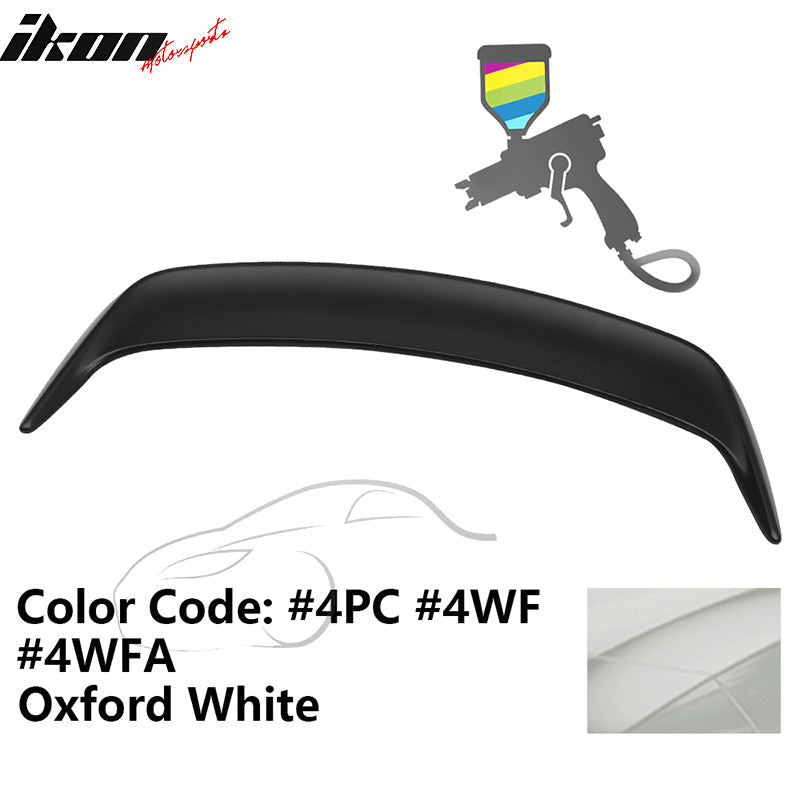 1999-2004 Ford Mustang OE Style #4PC Oxford White Trunk Spoiler ABS