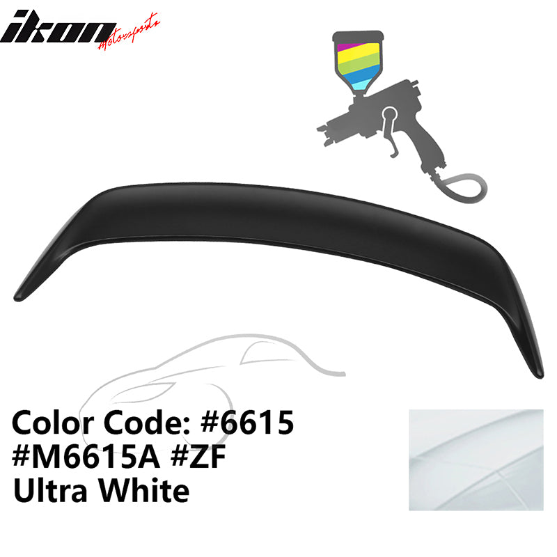 1999-2004 Ford Mustang OE Style #6615 Ultra White Trunk Spoiler ABS