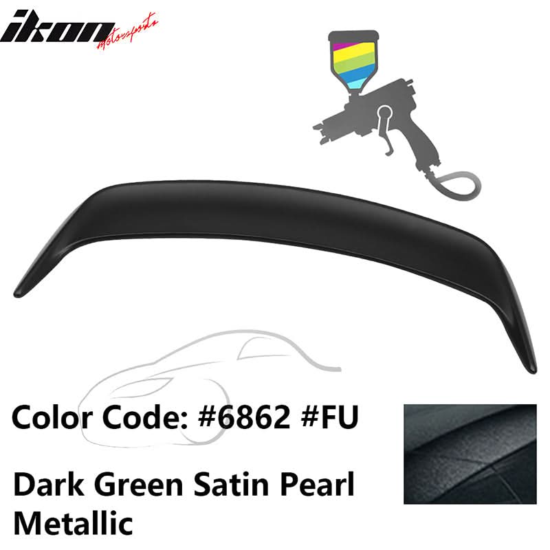 1999-2004 Ford Mustang OE #6862 Dark Green Satin Trunk Spoiler ABS
